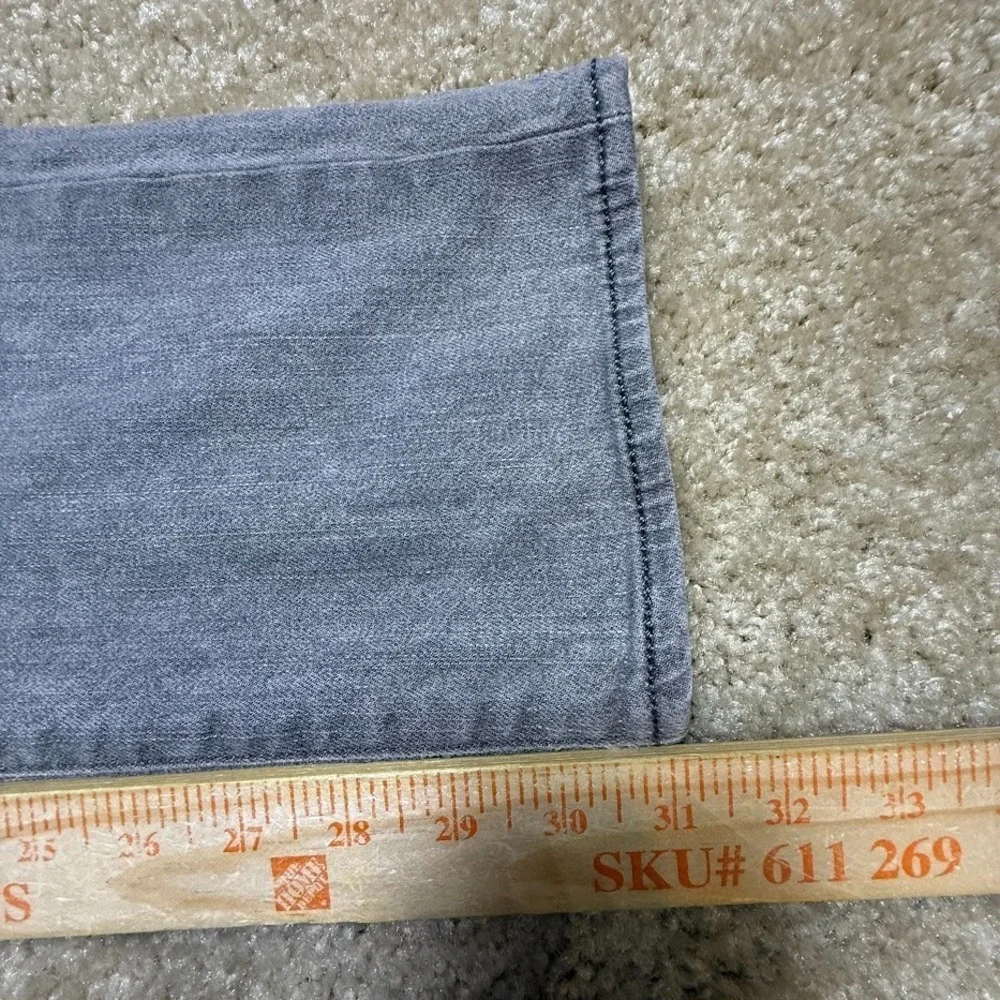 Levi's 511 Mens Jeans 34x32 Slim Fit Gray Stone Wash Stretch Denim Pants Y2K Tag
